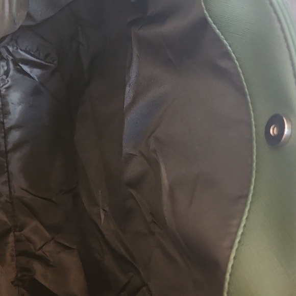 Emerald green faux leather bag - Picture 6 of 6